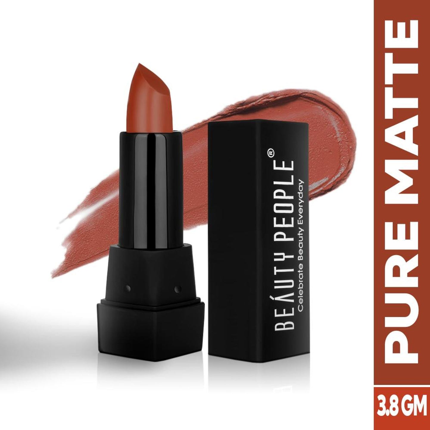 Beauty People Pure Matte Lipstick - 109 Simmer Brown