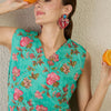 Dhiyona IE Printed Pure Cotton Tunic With Trousers Co-Ords