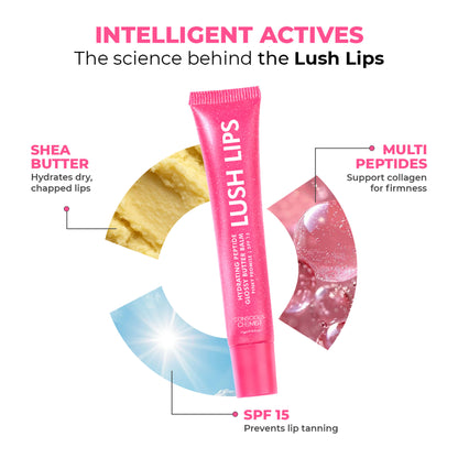 Conscious Chemist Multi Peptide & Shea Butter Lip Balm with SPF15 - Pinky Promise