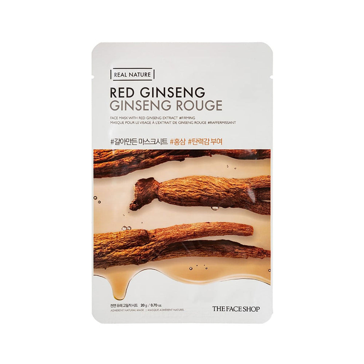The Face Shop Real Nature Face Mask - Red Ginseng