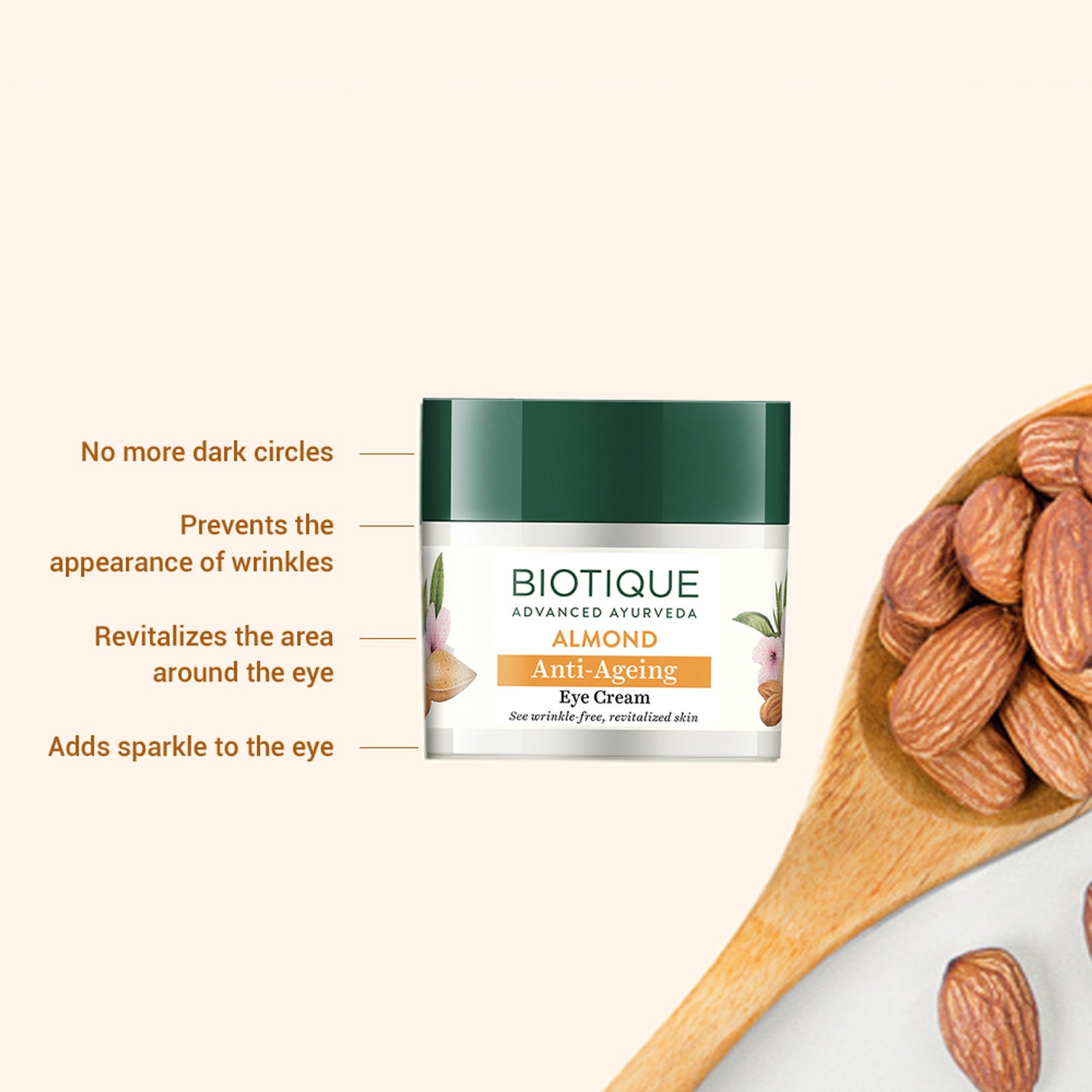 Biotique Bio Almond Anti-Ageing Eye Cream