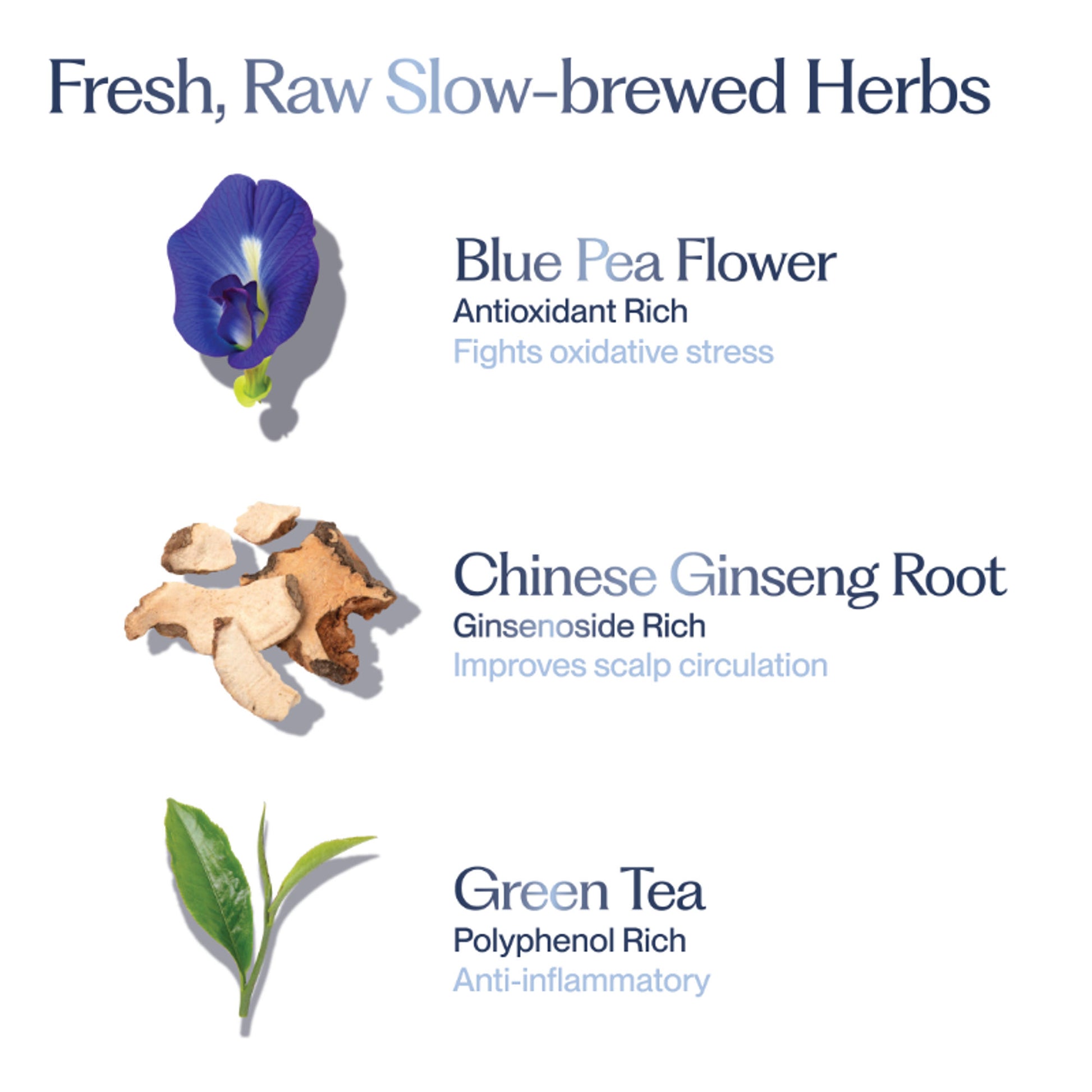 Sacred Grove Blue Pea Flower & Ginseng Root Shampoo For Strength & Shine