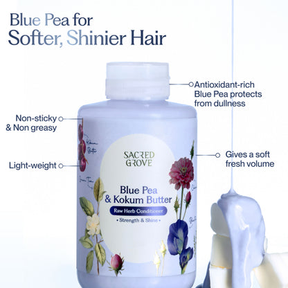 Sacred Grove Blue Pea & Kokum Butter Conditioner For Strength & Shine