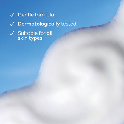 NIVEA Luminous Even Glow Whip Foam Daily Gentle Face Wash With Hyaluronic