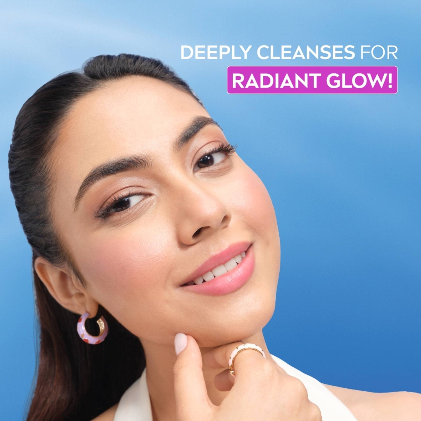 NIVEA Luminous Even Glow Whip Foam Daily Gentle Face Wash With Hyaluronic