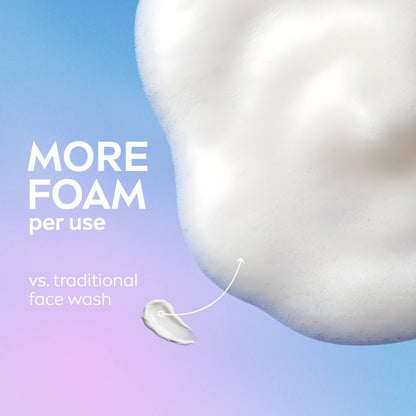 NIVEA Luminous Even Glow Whip Foam Daily Gentle Face Wash With Hyaluronic