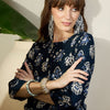 Dhiyona IE Printed Round Neck Tunic With Trouser