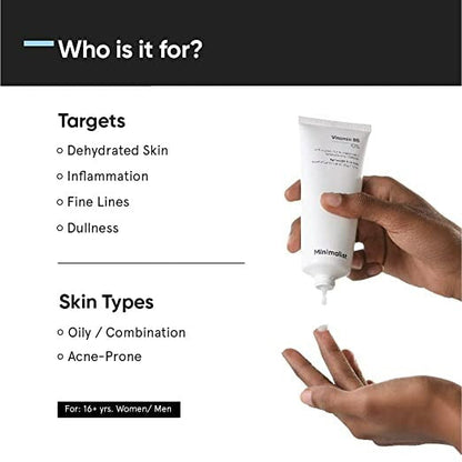 Minimalist Vitamin B5 10% Face Moisturizer - Indyancart