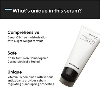 Minimalist Vitamin B5 10% Face Moisturizer - Indyancart