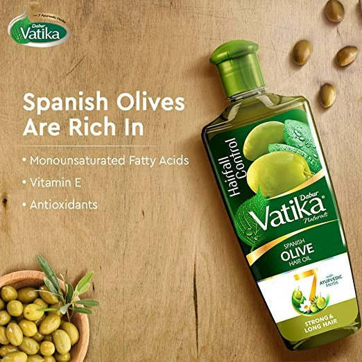 Dabur Vatika Natural Spanish Olive Hair Oil