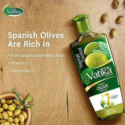 Dabur Vatika Natural Spanish Olive Hair Oil