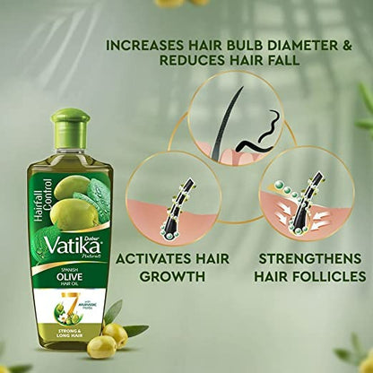 Dabur Vatika Natural Spanish Olive Hair Oil