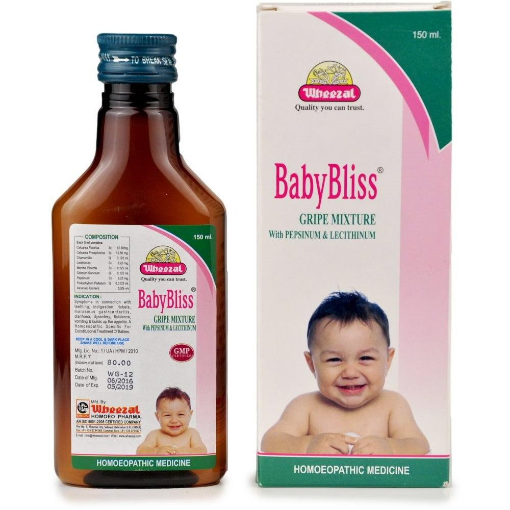 Wheezal Baby Bliss Gripe Mixture - Indyancart