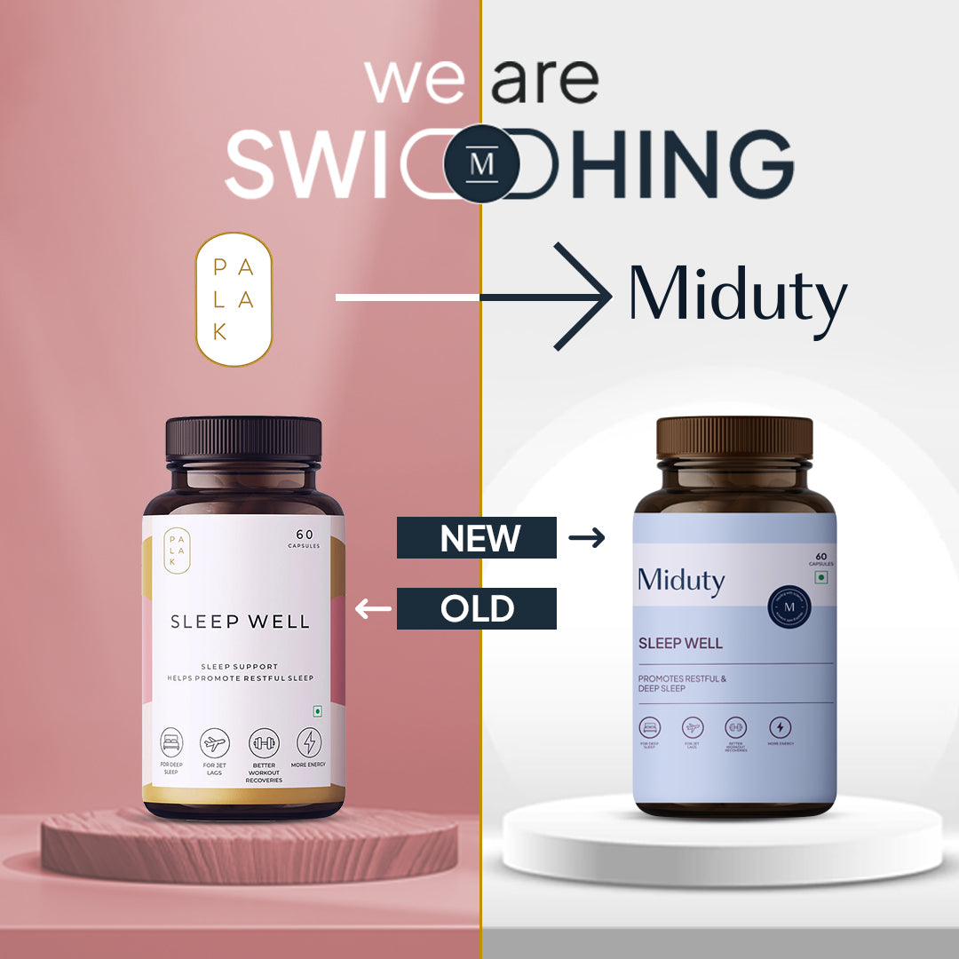 Miduty by Palak Notes Sleep Well Capsules - Indyancart