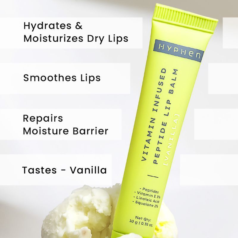 Hyphen By Kriti Sanon Vitamin Infused Peptide Lip Balm - Vanilla - Indyancart