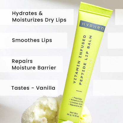 Hyphen By Kriti Sanon Vitamin Infused Peptide Lip Balm - Vanilla - Indyancart