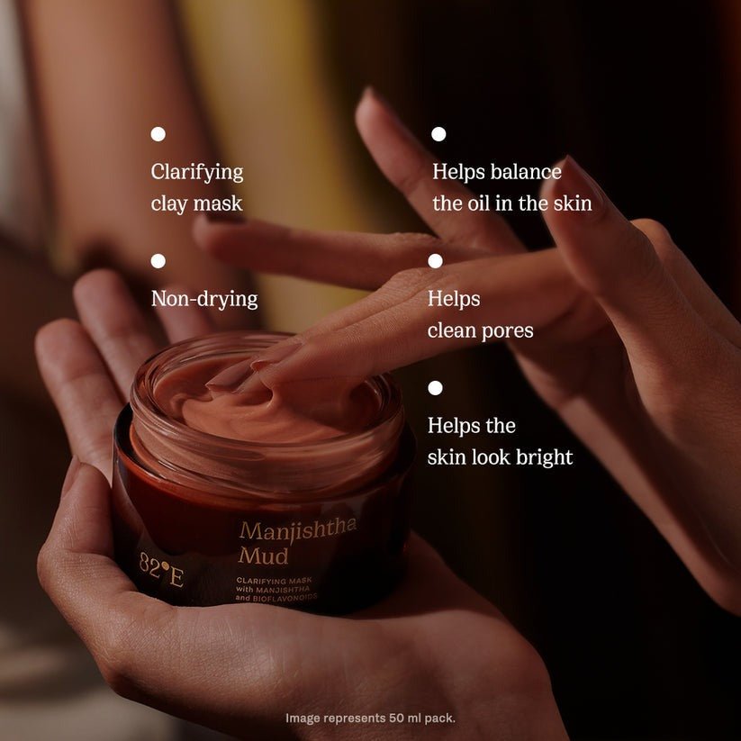 82°E By Deepika Padukone Manjishtha Mud Clarifying Mask - Indyancart