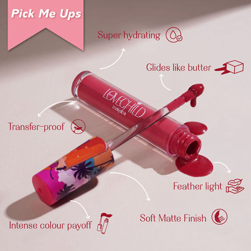 LoveChild By Masaba Gupta Mamma Mia Lush-Matte Lip Creme - Masala Chai - Indyancart