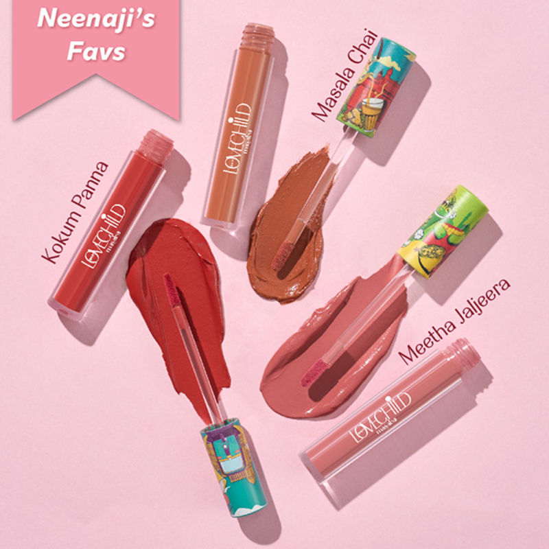 LoveChild By Masaba Gupta Mamma Mia Lush-Matte Lip Creme - Masala Chai - Indyancart