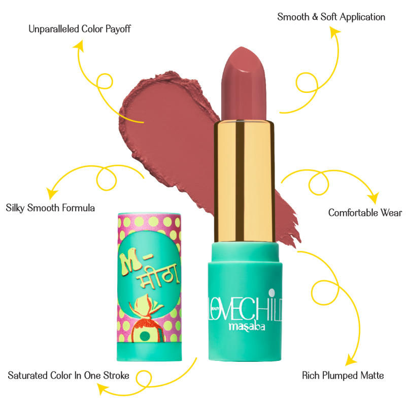 LoveChild By Masaba Gupta Luxe Matte Lipstick - 05 Meetha - Indyancart