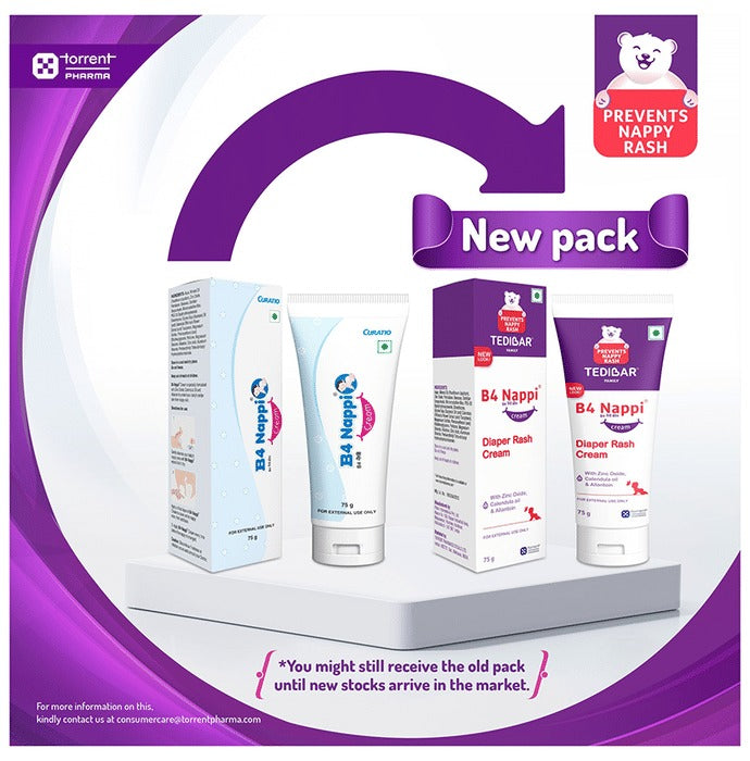 Curatio B4 Nappi Cream For Babies - Indyancart
