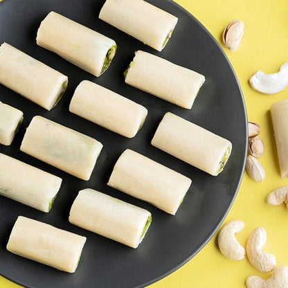 Vellanki Foods - Kaju Pista Rolls - Indyancart