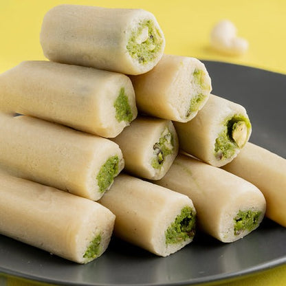 Vellanki Foods - Kaju Pista Rolls - Indyancart