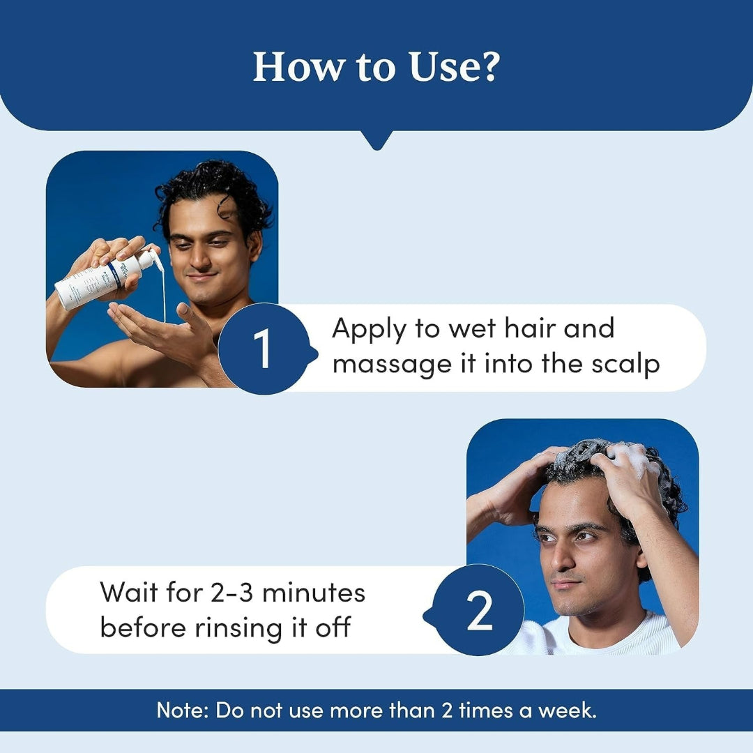Man Matters 2% Ketoconazole Anti Dandruff Shampoo - Indyancart