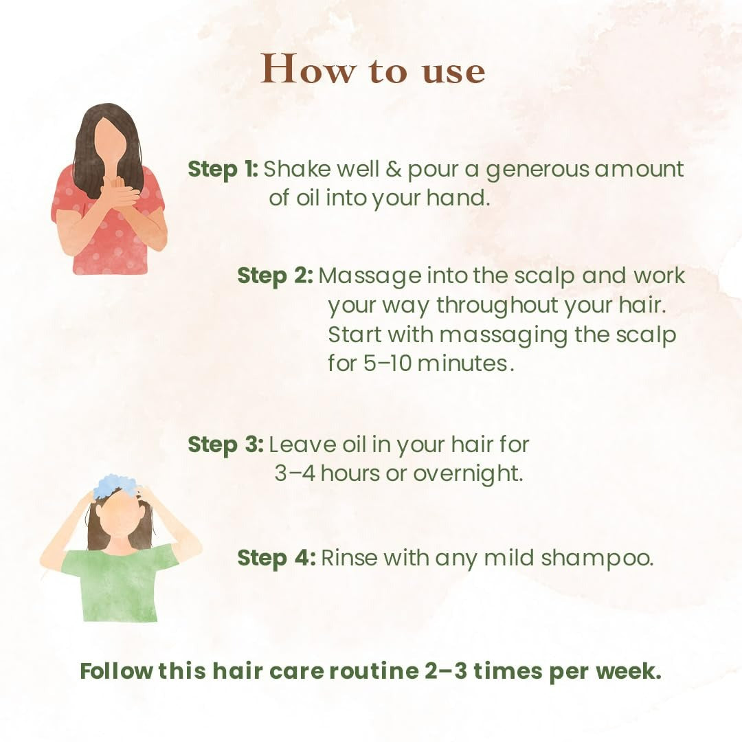 The Secret Hair Care Black Charm Hair Oil - Indyancart