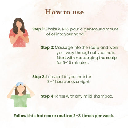 The Secret Hair Care Black Charm Hair Oil - Indyancart