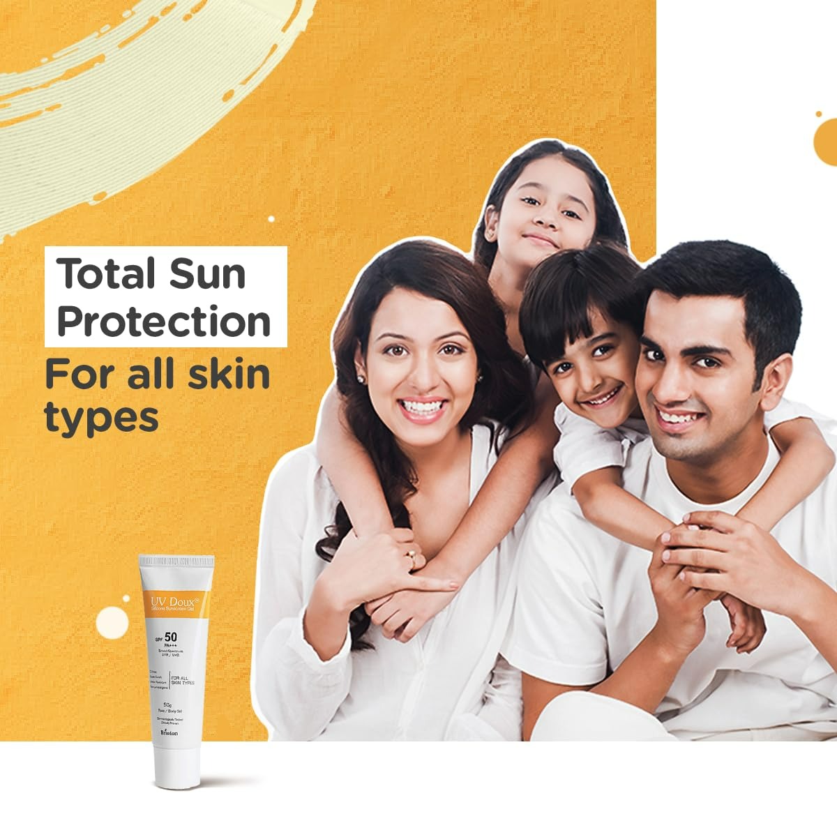 Brinton UvDoux Silicone Sunscreen Gel For Face & Body - Indyancart