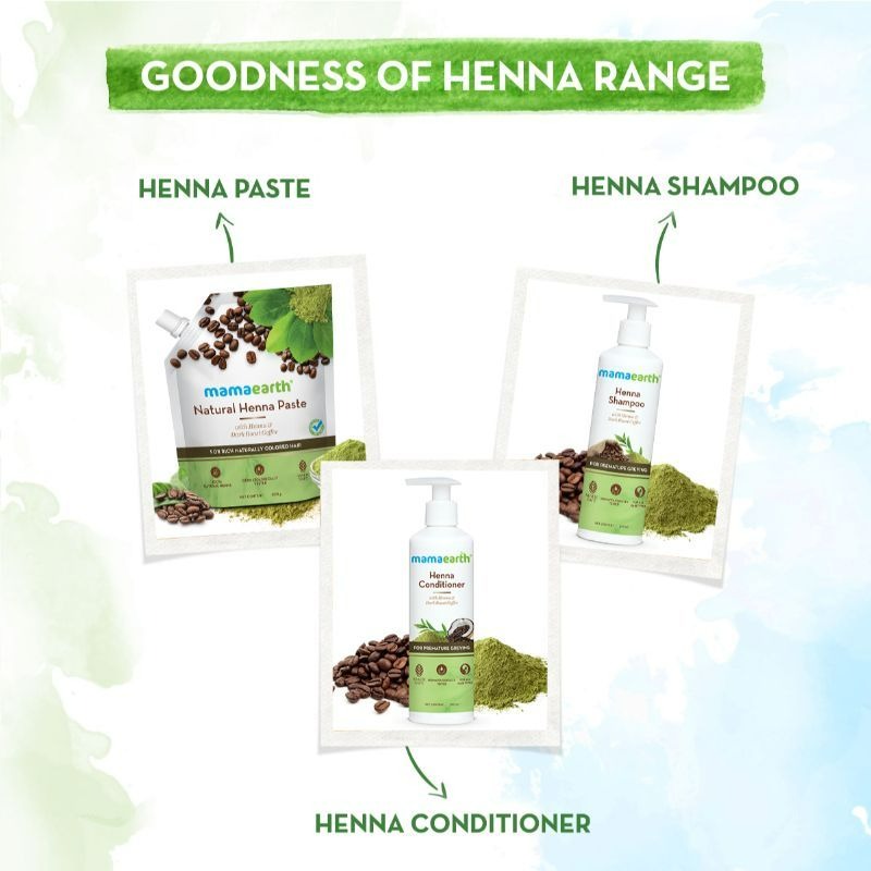 Mamaearth Natural Henna Paste For Rich Naturally Colored Hair - Indyancart