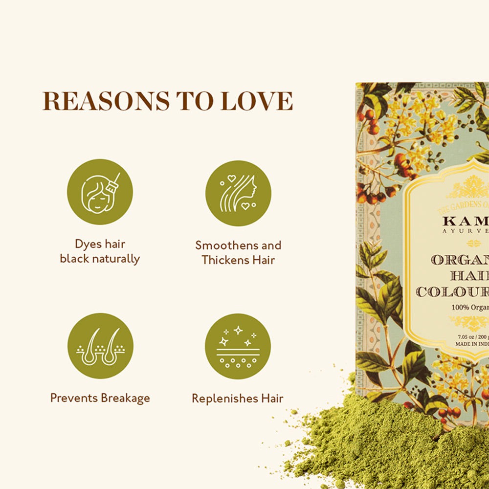 Kama Ayurveda Organic Hair Color Kit - Indyancart