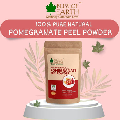 Bliss of Earth Certified Organic Pomegranate Peel Powder - Indyancart