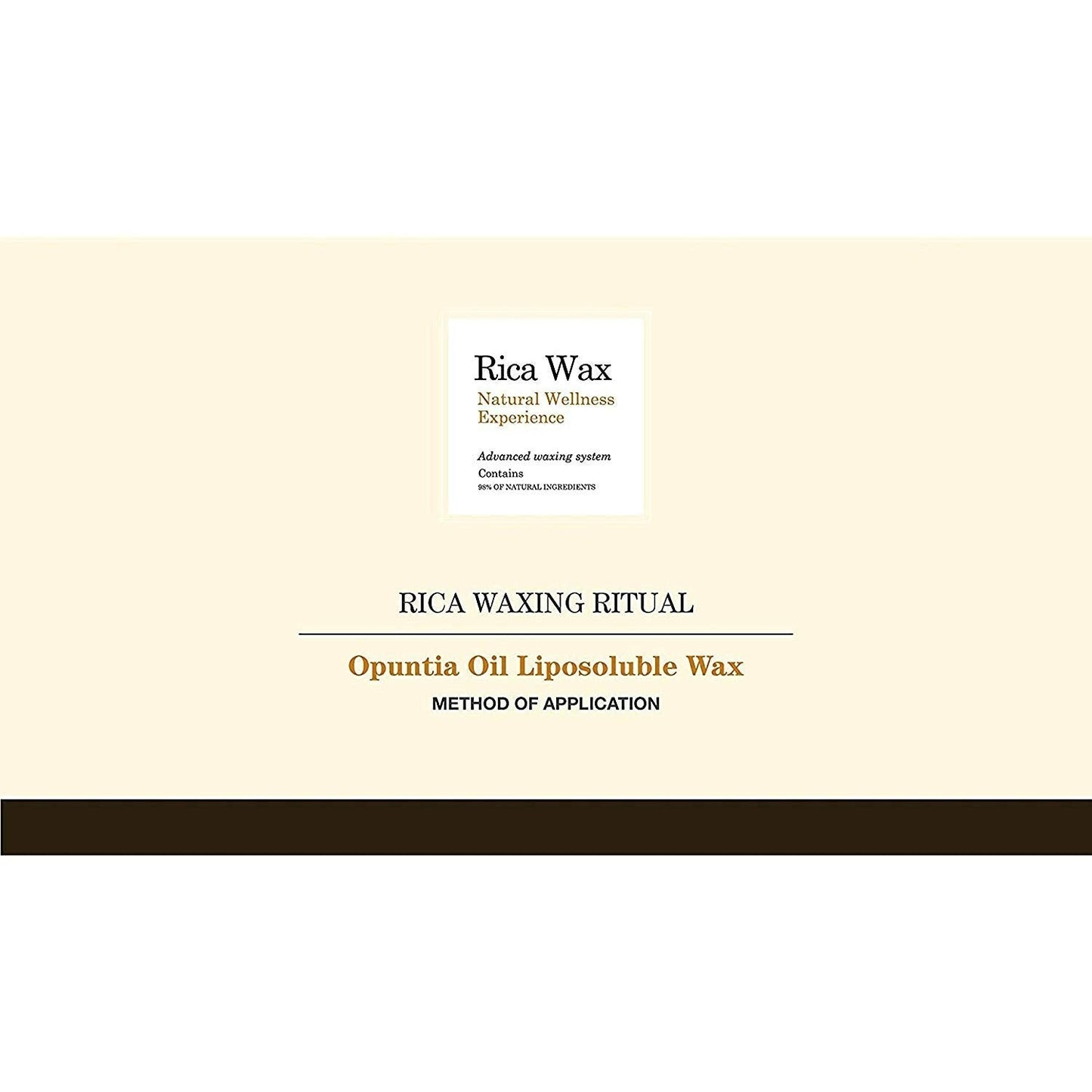 Rica White Chocolate Liposoluble Wax for Dry Skin - Indyancart