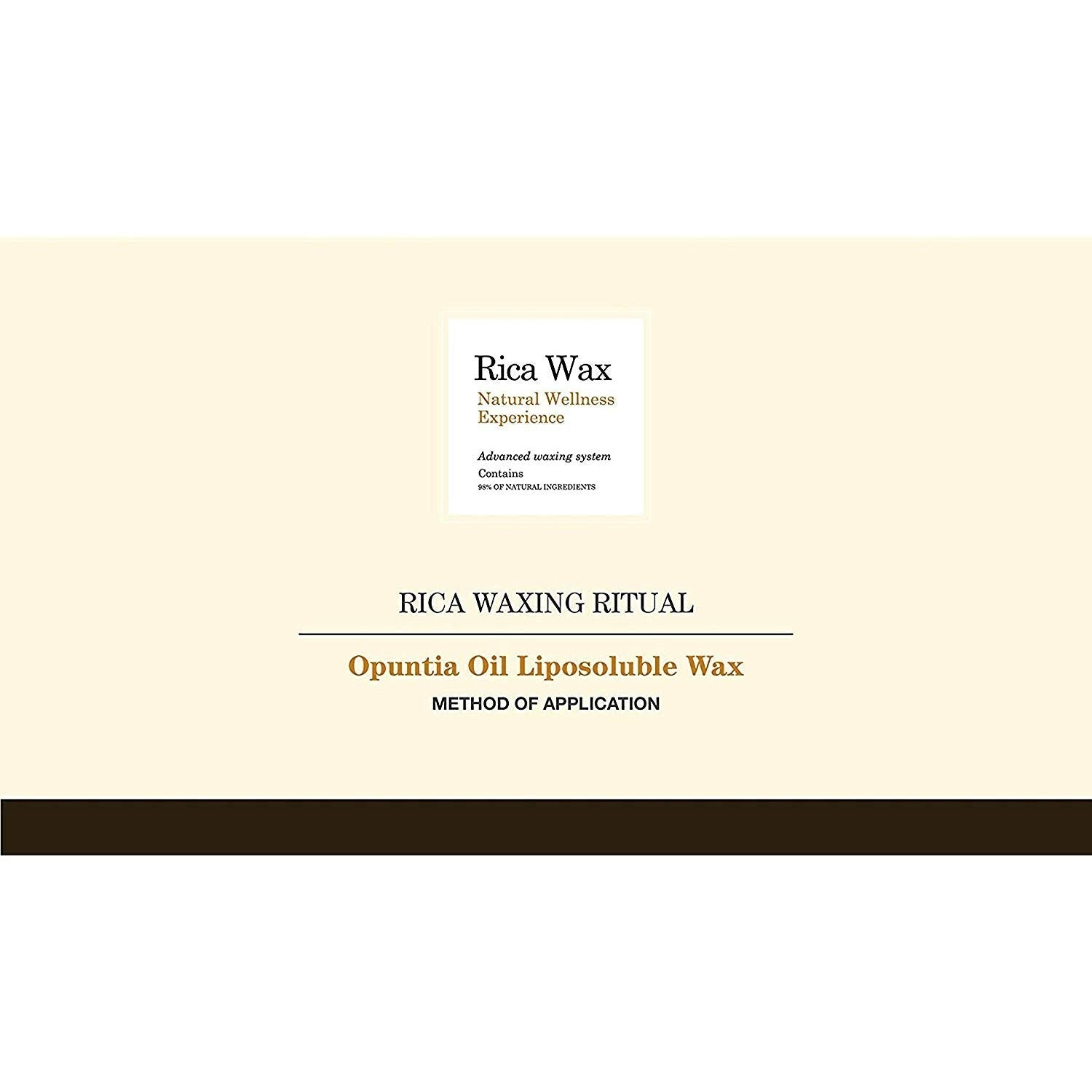 Rica White Chocolate Liposoluble Wax for Dry Skin - Indyancart
