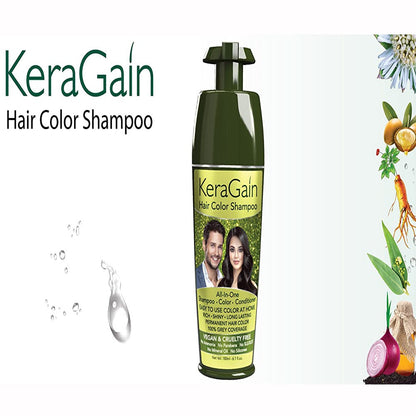 KeraGain Hair Color Shampoo - Indyancart