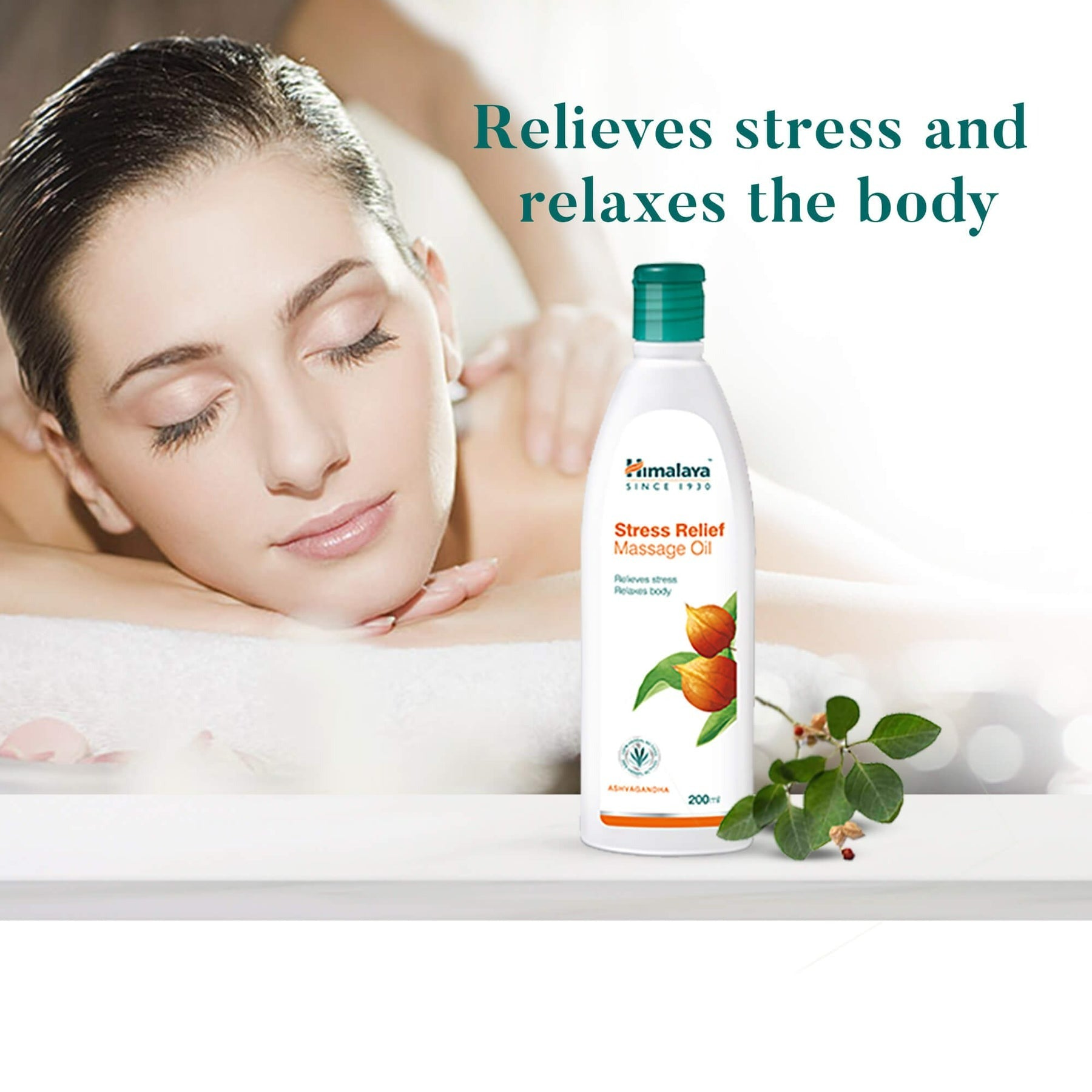 Himalaya Stress Relief Massage Oil - Indyancart