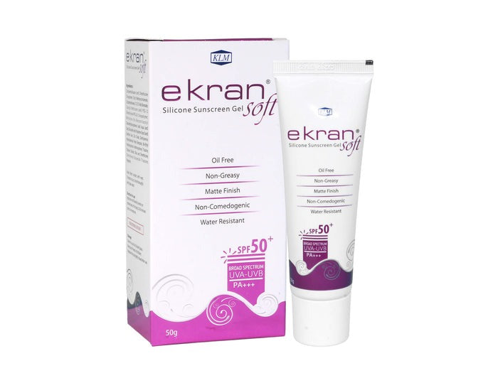 KLM Ekran Soft Silicone Sunscreen Gel SPF 50+ - Indyancart
