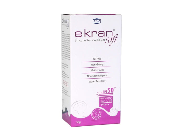 KLM Ekran Soft Silicone Sunscreen Gel SPF 50+ - Indyancart