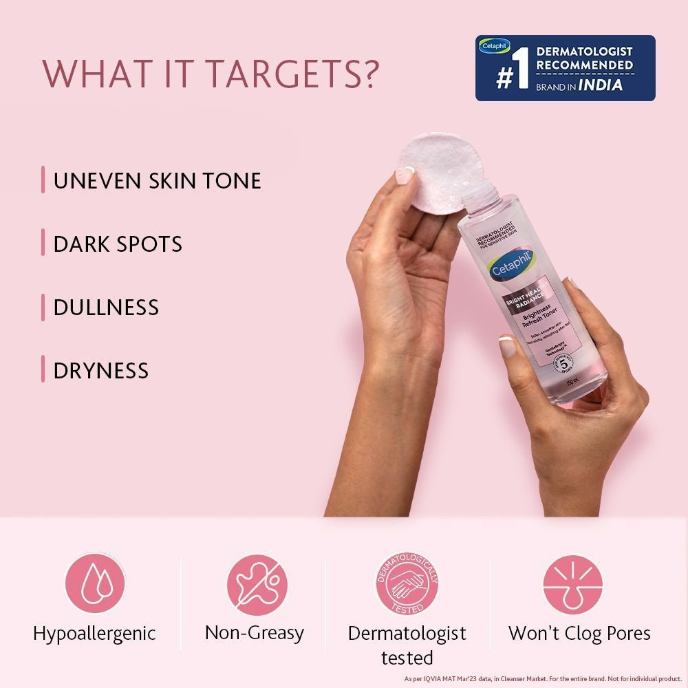 Cetaphil Bright Healthy Radiance Refresh Toner - Indyancart