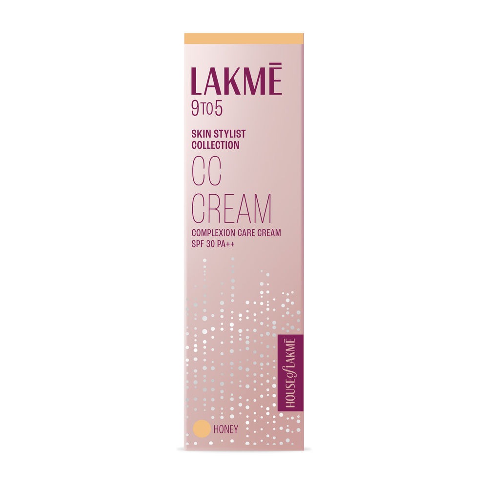 Lakme 9 To 5 Complexion Care Cc Face Cream SPF 30-Honey - Indyancart