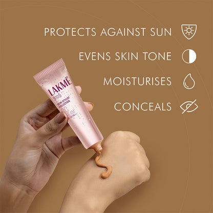 Lakme 9 To 5 Complexion Care Cc Face Cream SPF 30-Honey - Indyancart