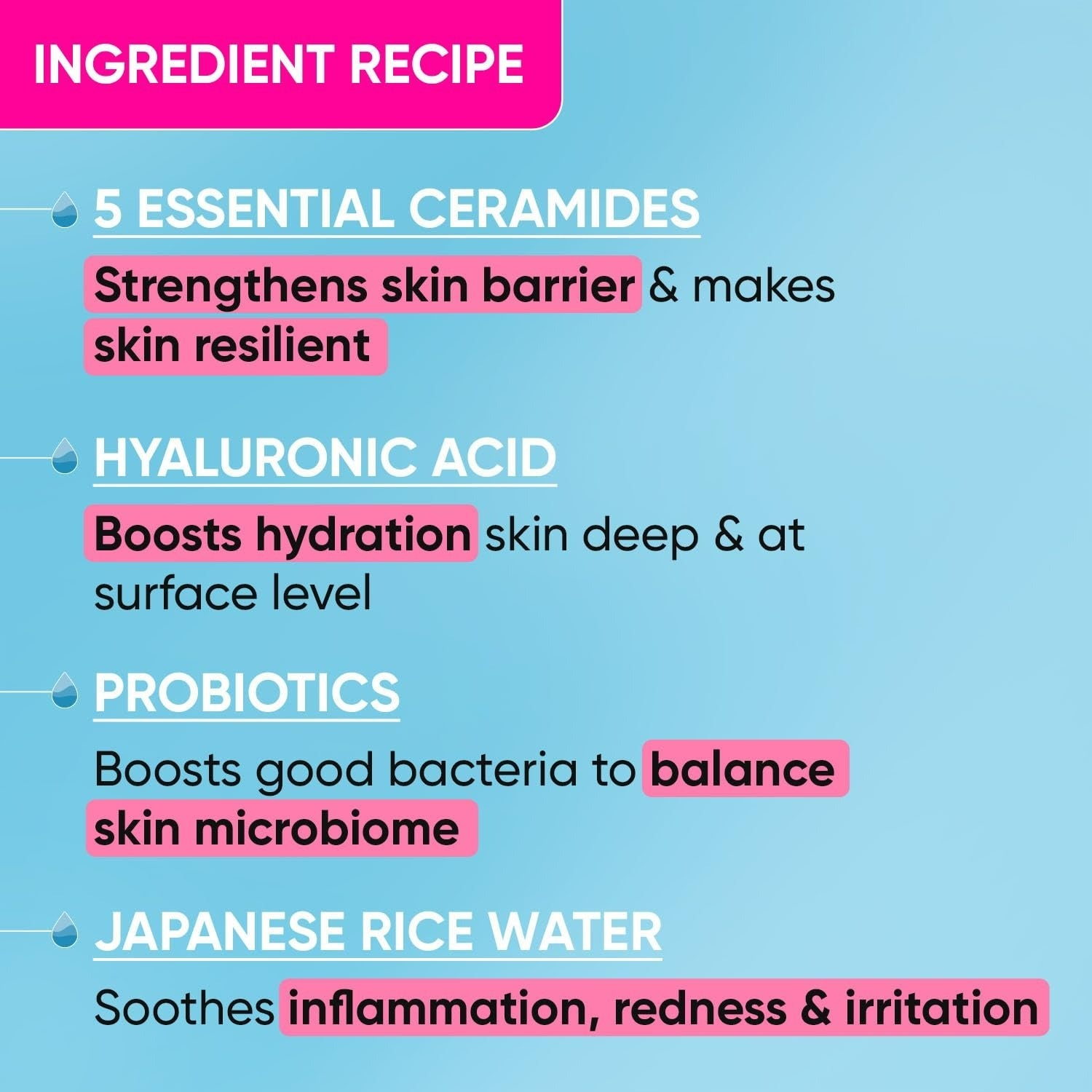 Dot & Key Barrier Repair Hydrating Gentle Face Wash For Dry, Normal & Sensitive Skin With Hyaluronic & Rice Water - Indyancart