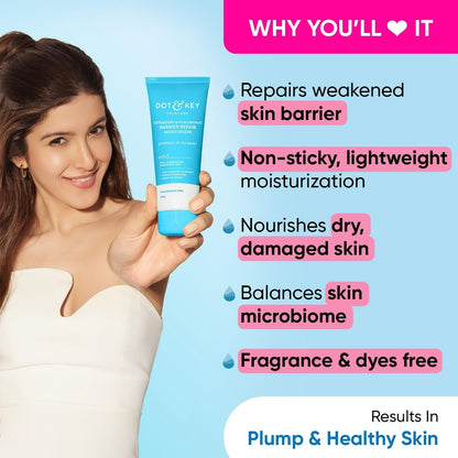 Dot & Key Ceramides & Hyaluronic Skin Barrier Repair + Face Cream - Indyancart