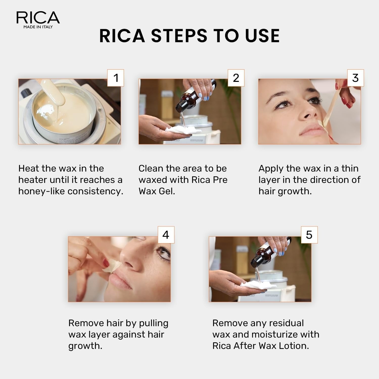Rica Brazilian Wax with Avocado Butter, Natural & Stripless Wax - Indyancart