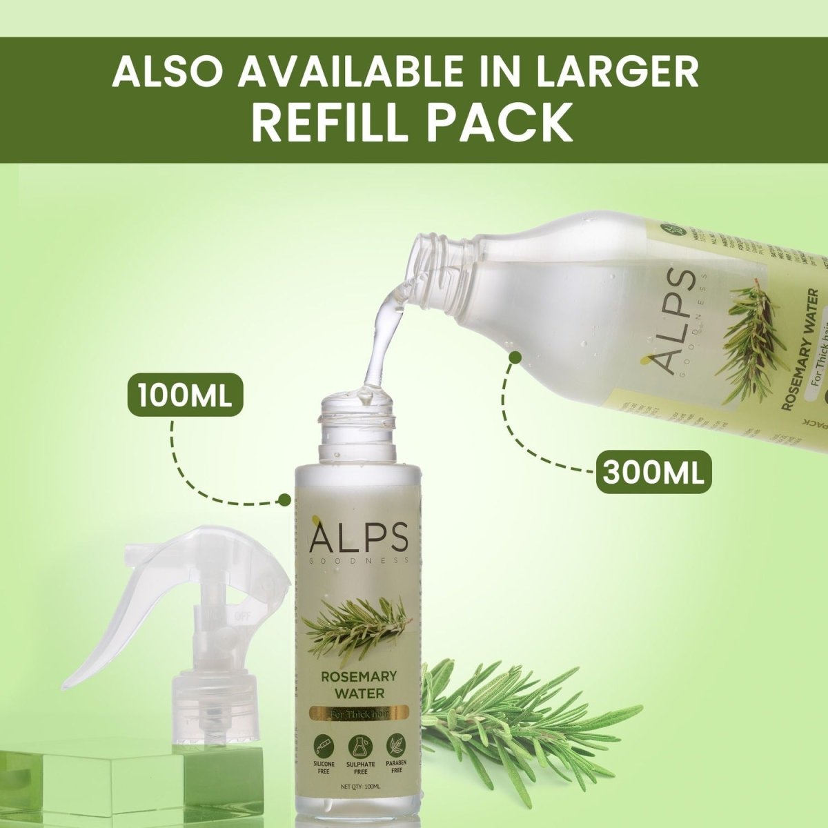 Alps Goodness Rosemary Water for Hair Regrowth - Indyancart