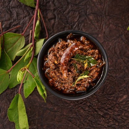 Vellanki Foods Roselle Pickle - Ambadi Achaar - Gongura Pickle | Authentic Telugu Style Gongura Pickle | Traditional South Indian Pickles - Indyancart