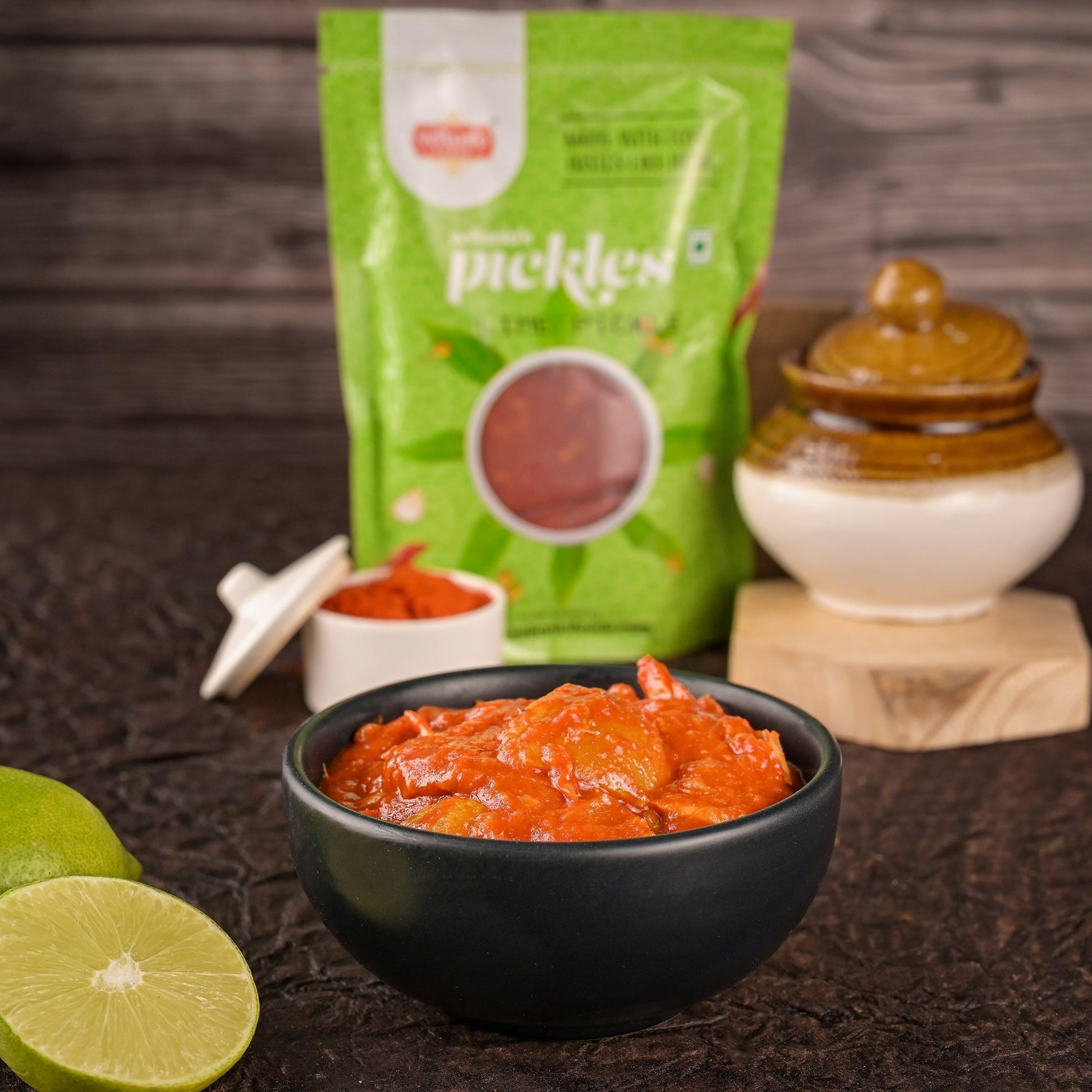 Vellanki Foods - Andhra Style Lemon Pickle / Nimbu Achaar - Indyancart