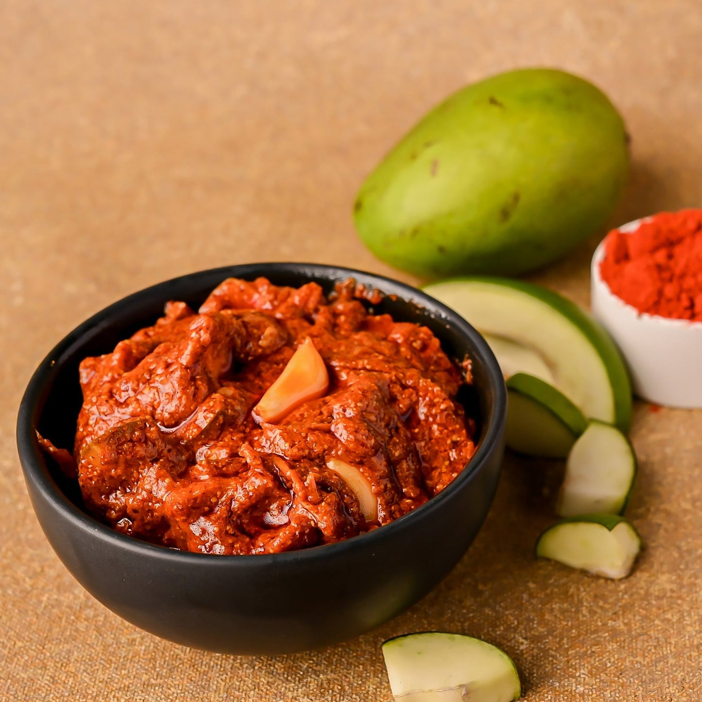 Vellanki Foods - Mango Pickle wih Garlic / Lahasun Ka Aam Aachar - Indyancart